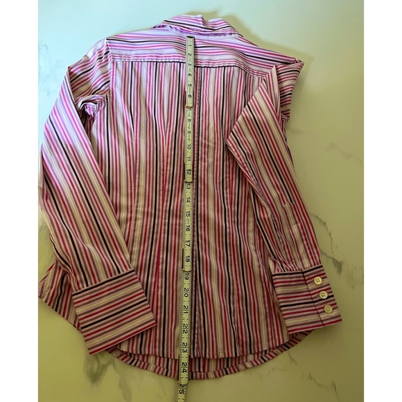 Y2K Gap stretch fitted stripe shirt - Picture 10 of 13
